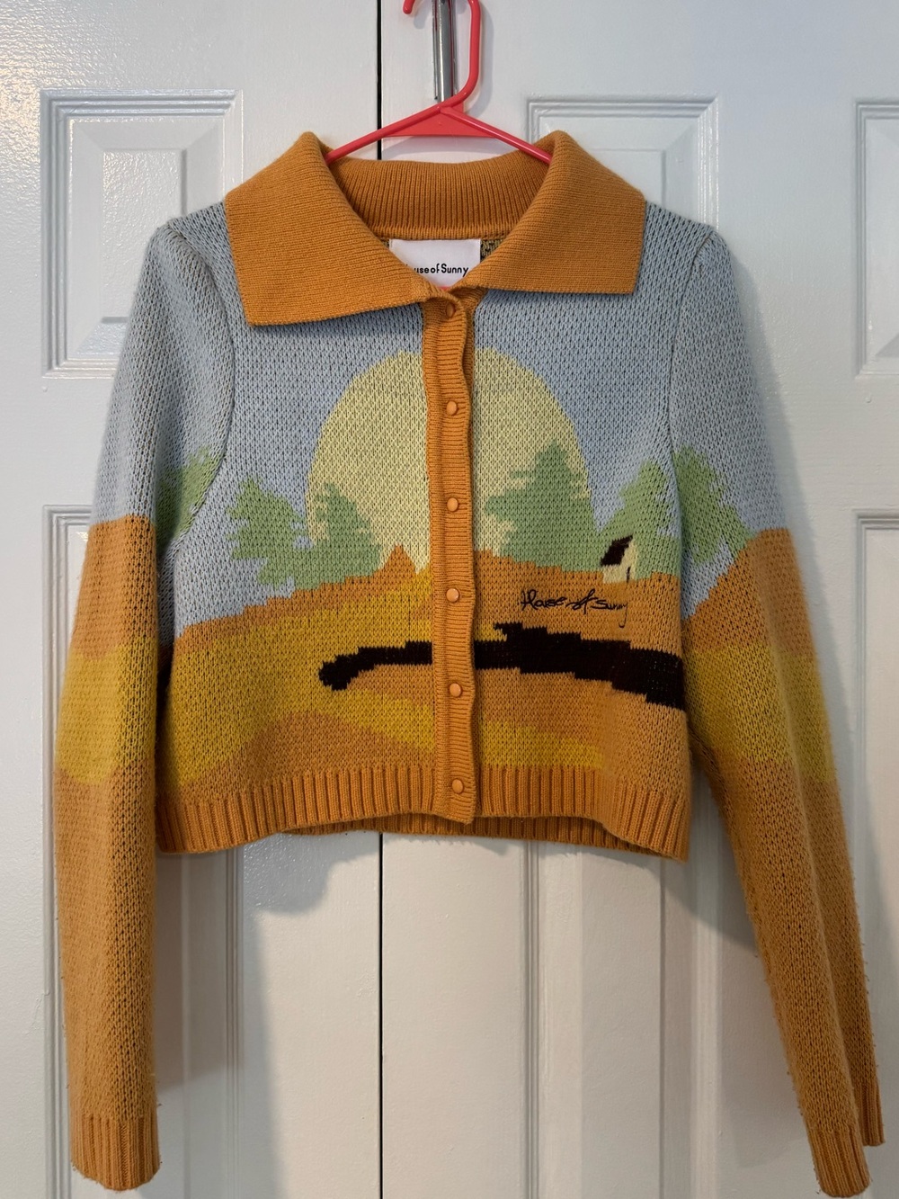 House of Sunny Daybreak Cropped Cardigan